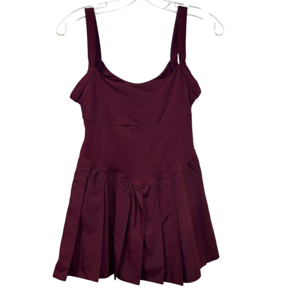 Free People FP Movement 'Swing of Things Skortsie' Dress, Oxblood Red, Small - Picture 2 of 6